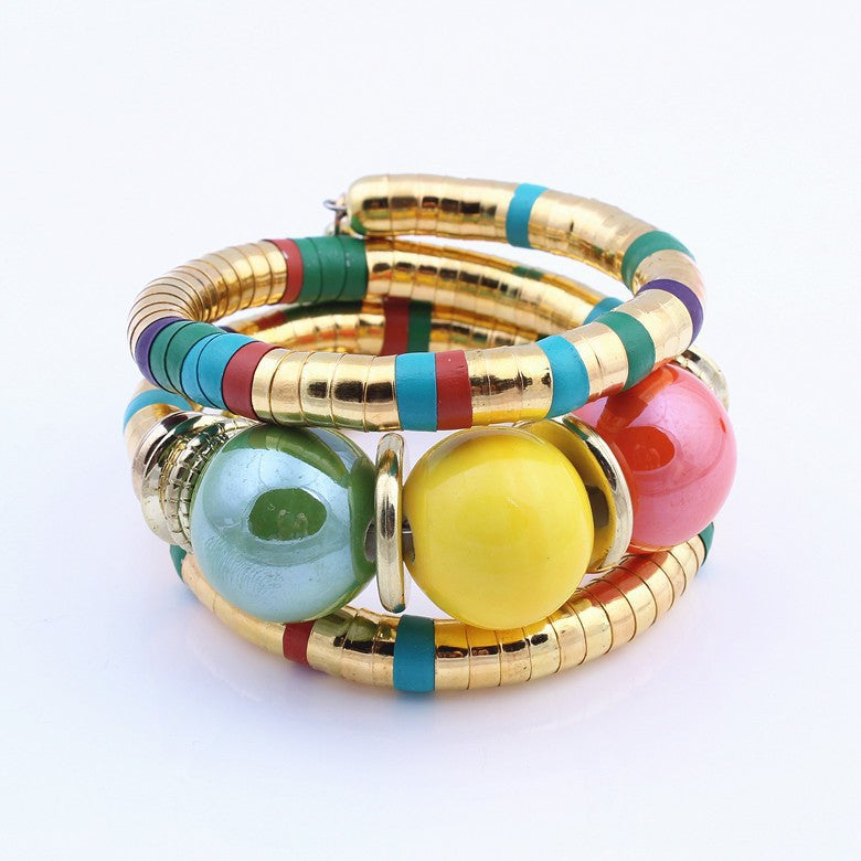 Wholesale Bohemian Multi-layer Turquoise Alloy Bracelets